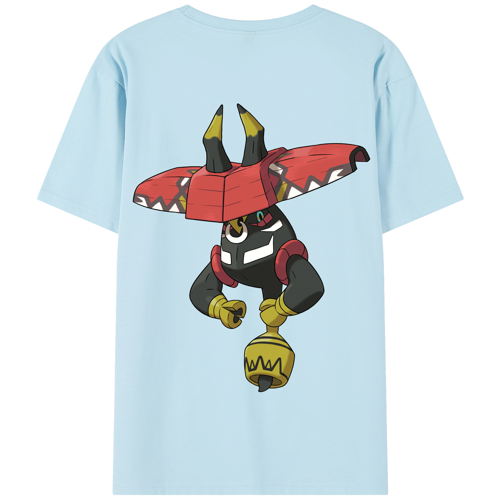 （画像用） ポケットモンスター Pokémon 綿100％半袖Tシャツ（背面プリント）